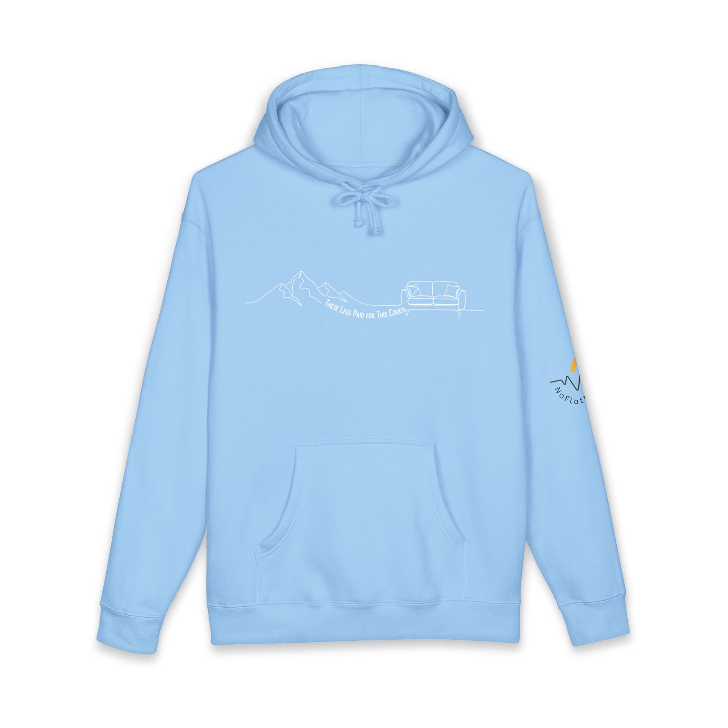 These Legs Paid for This Couch Heavyweight Hoodie | Après-Trail Hoodie | NOFLATMILES