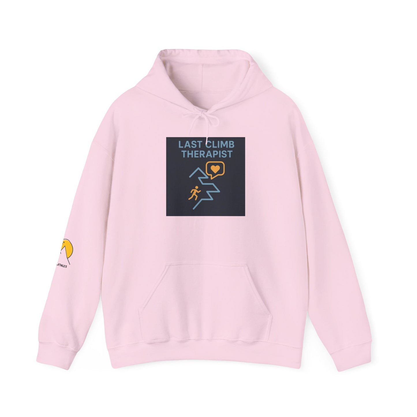 NOFLATMILES “Last Climb Therapist” CREW Hoodie – Gildan 18500