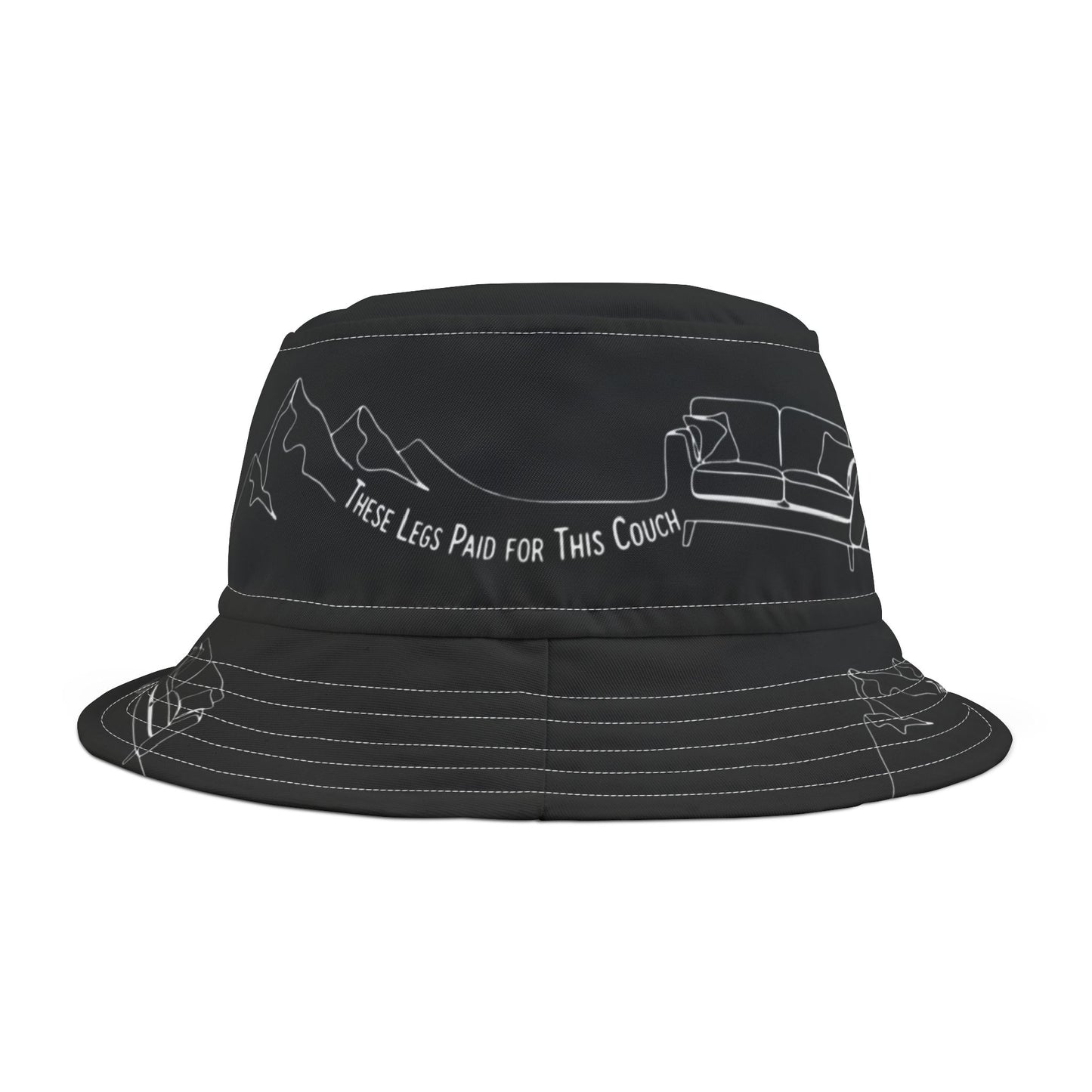 These Legs Paid for This Couch Bucket Hat | Trail Humor Bucket | NOFLATMILES