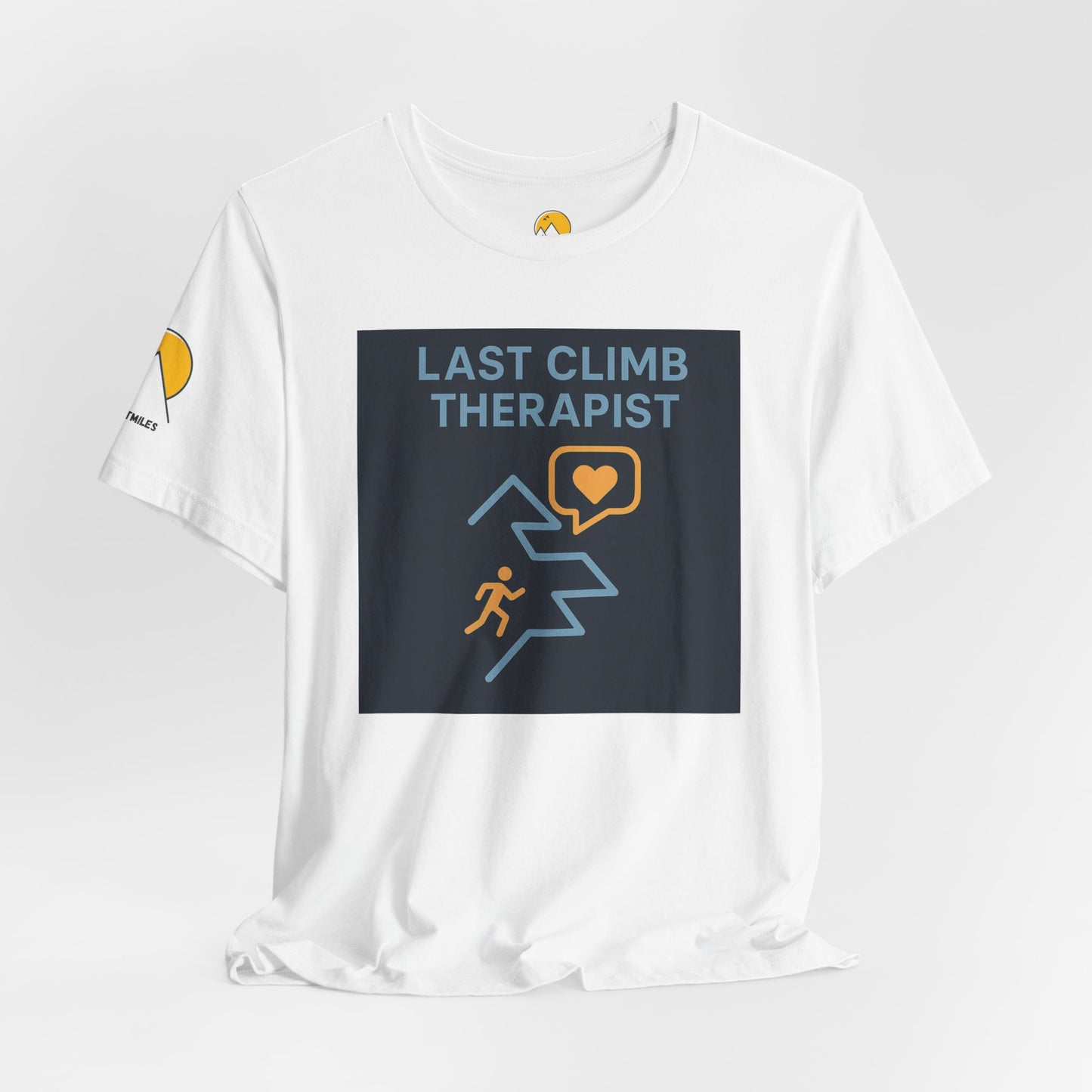 NOFLATMILES “Last Climb Therapist” CREW Tee