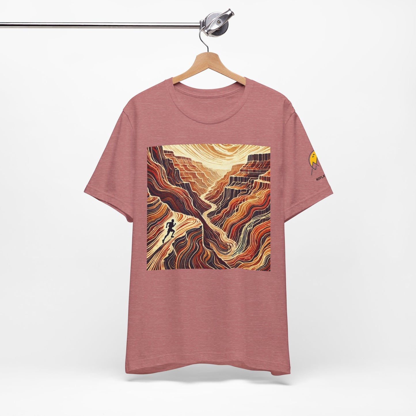 NOFLATMILES “Canyon Flow” Tee – Bella+Canvas 3001