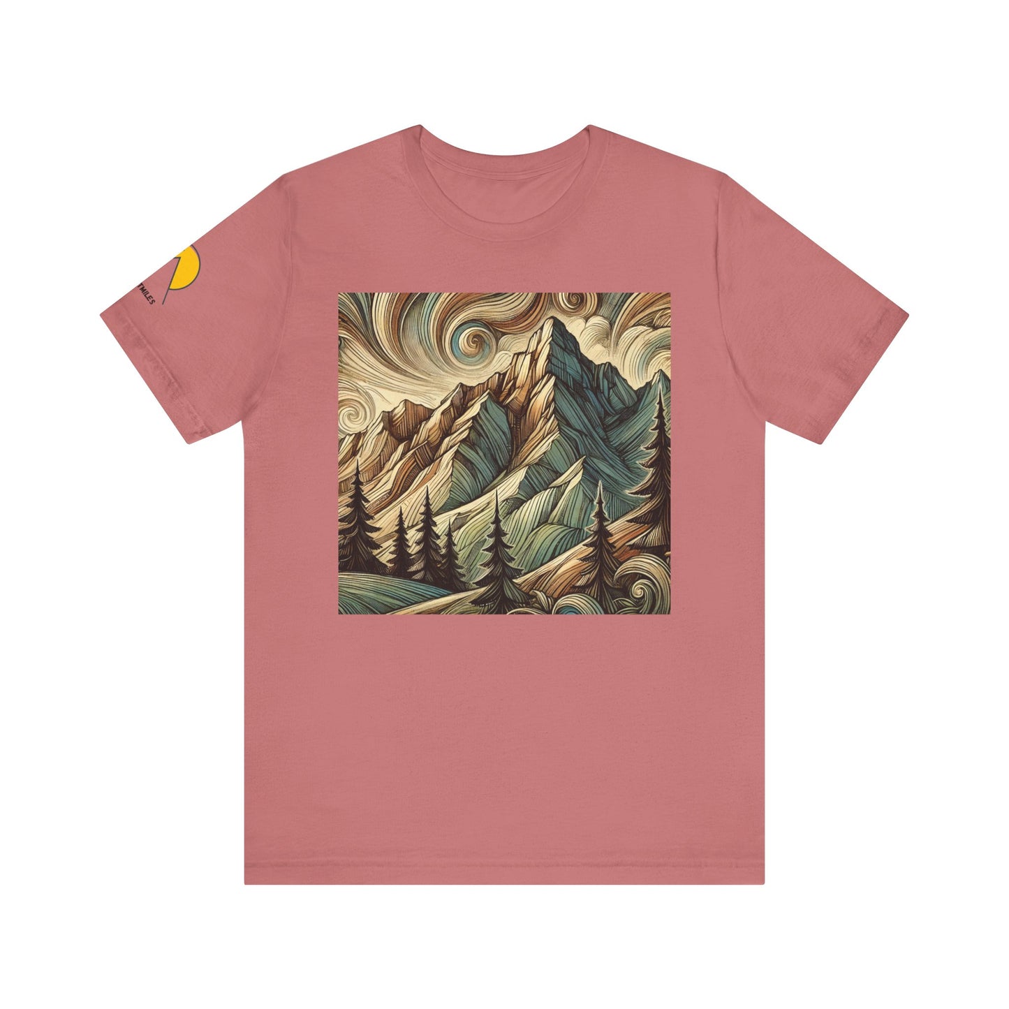 NOFLATMILES Whirlwind Peaks Tee