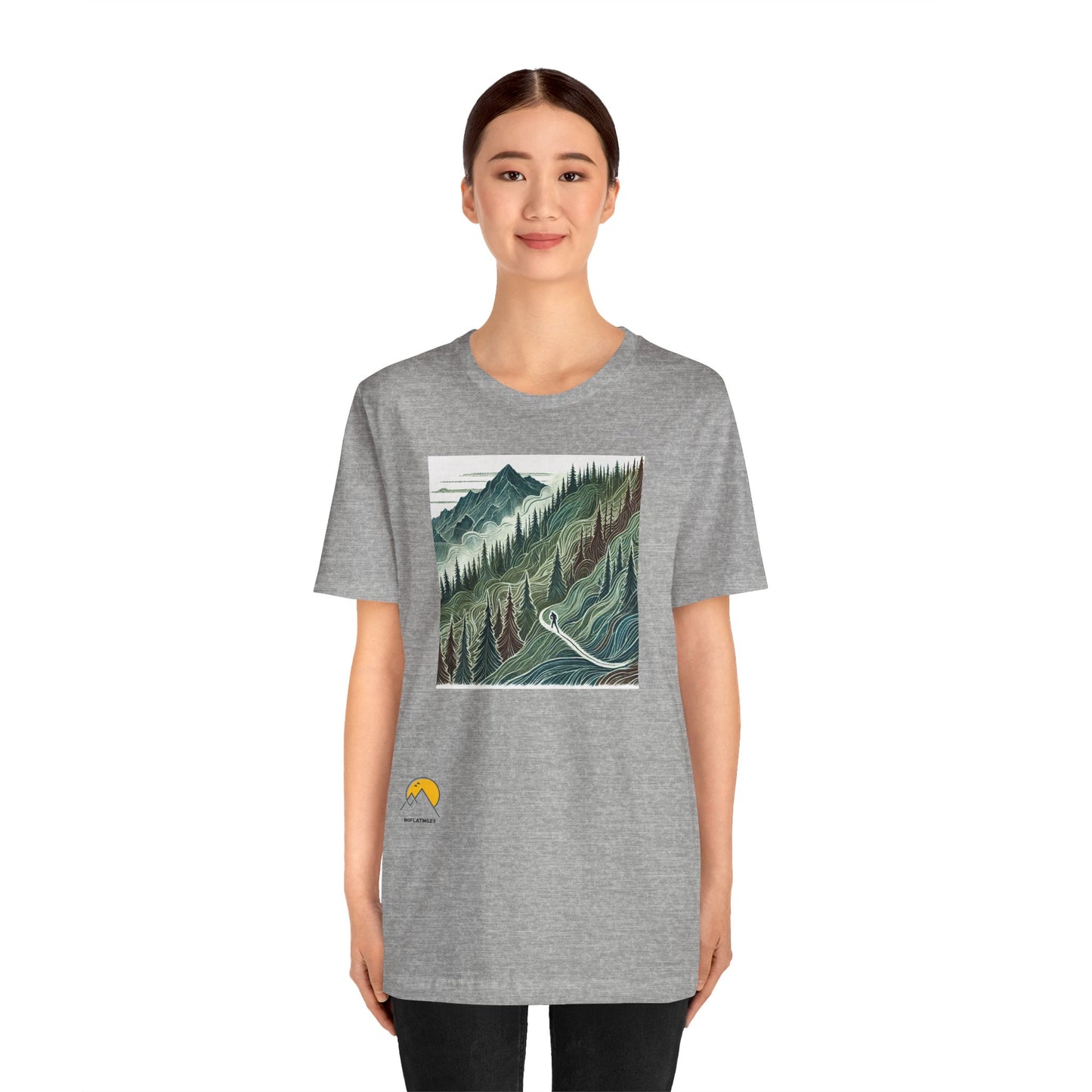 NOFLATMILES “Evergreen Flow” Tee