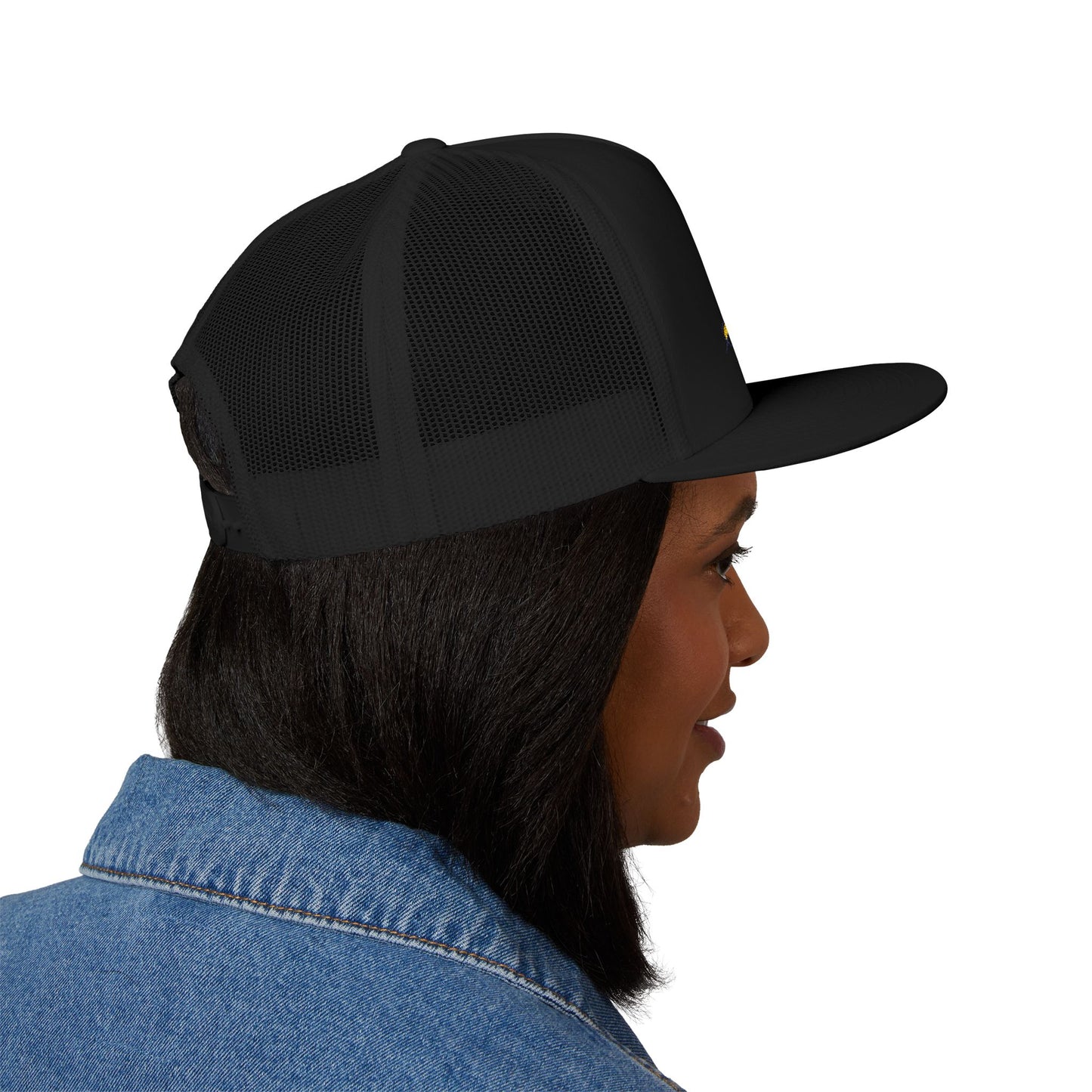 NOFLATMILES Alpenglow Mirage Trucker (Ridgeline Breeze)