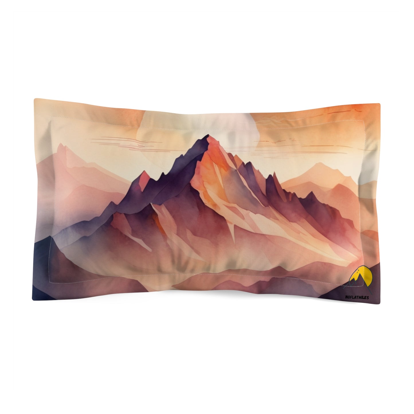 NOFLATMILES Alpenglow Mirage Pillow Shams (Set) – Finish the Light