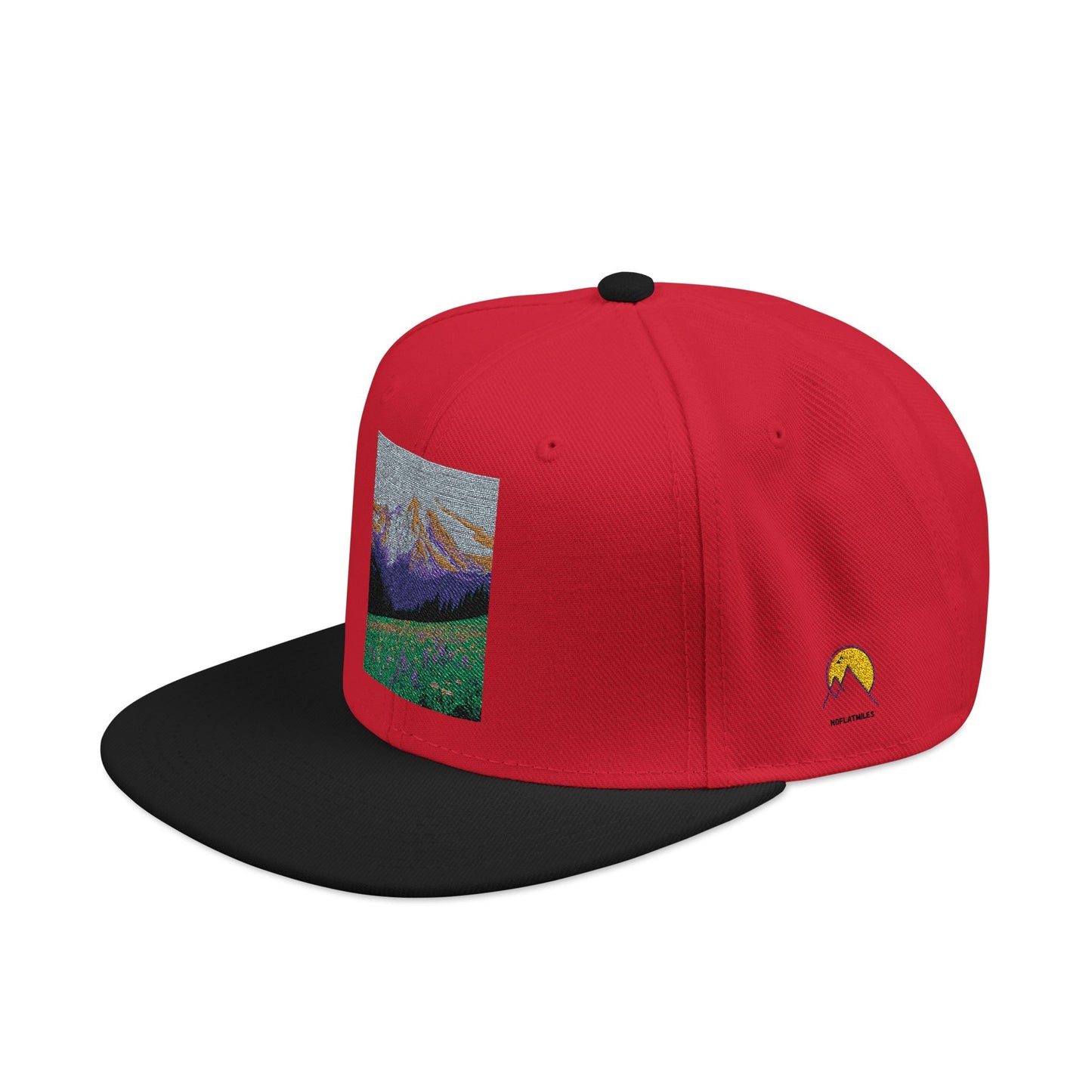 NOFLATMILES Rainier Bloom Snapback  (Summit Swagger)