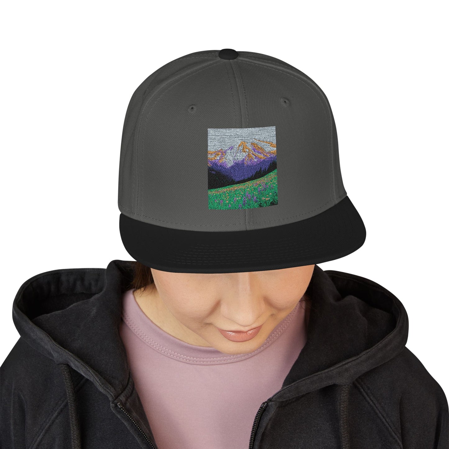 NOFLATMILES Rainier Bloom Snapback  (Summit Swagger)