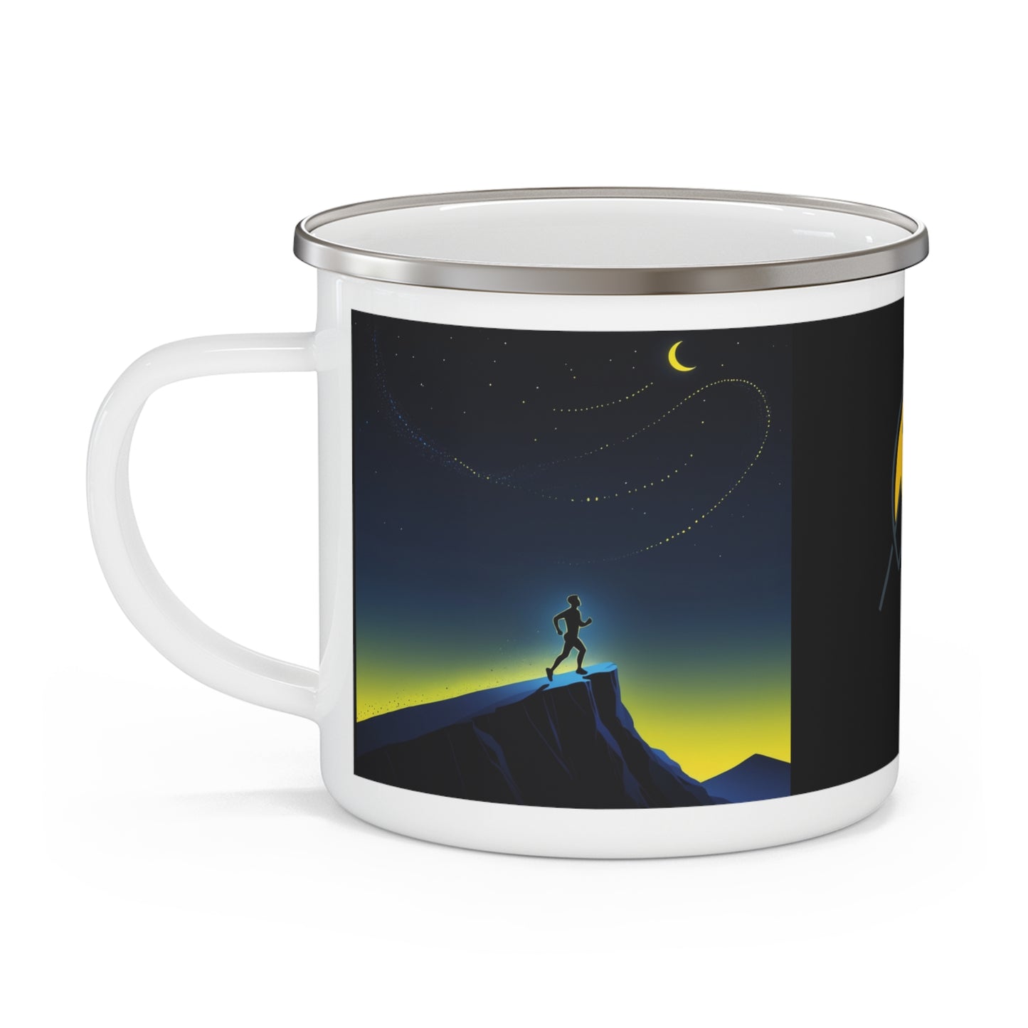 NOFLATMILES Night Shift Enamel Camp Mug 12oz (Starlight Ritual)