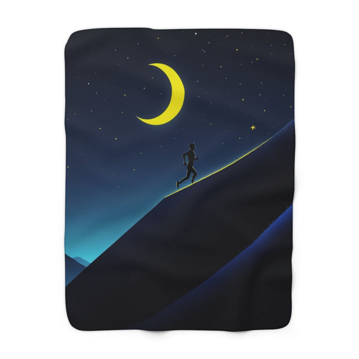 NOFLATMILES Night Shift Sherpa Blanket (Basecamp After Dark)