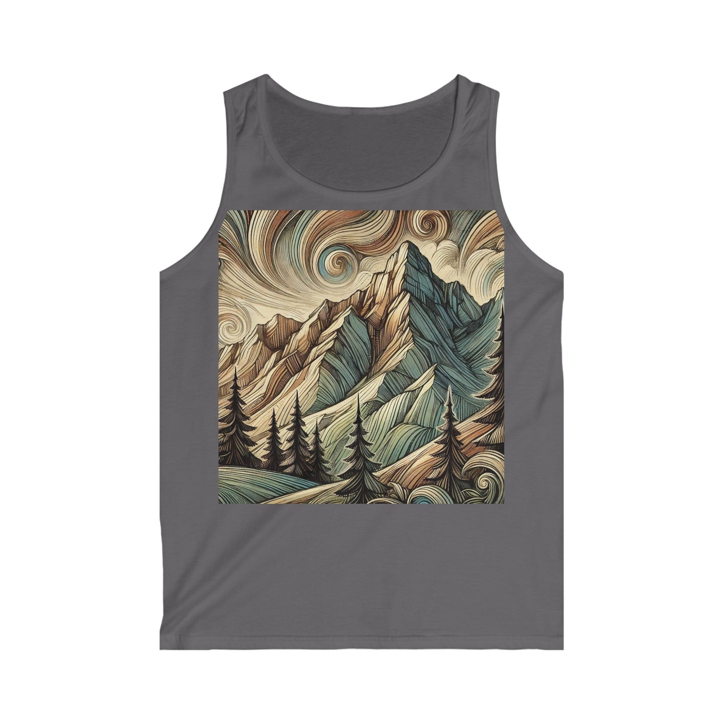 NOFLATMILES Whirlwind Peaks Men’s Tank