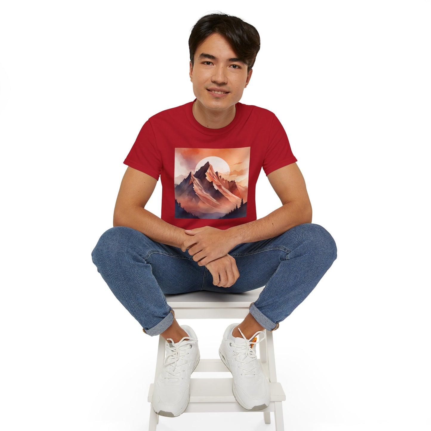 NOFLATMILES Alpenglow Mirage Tee (Sunset Edition)