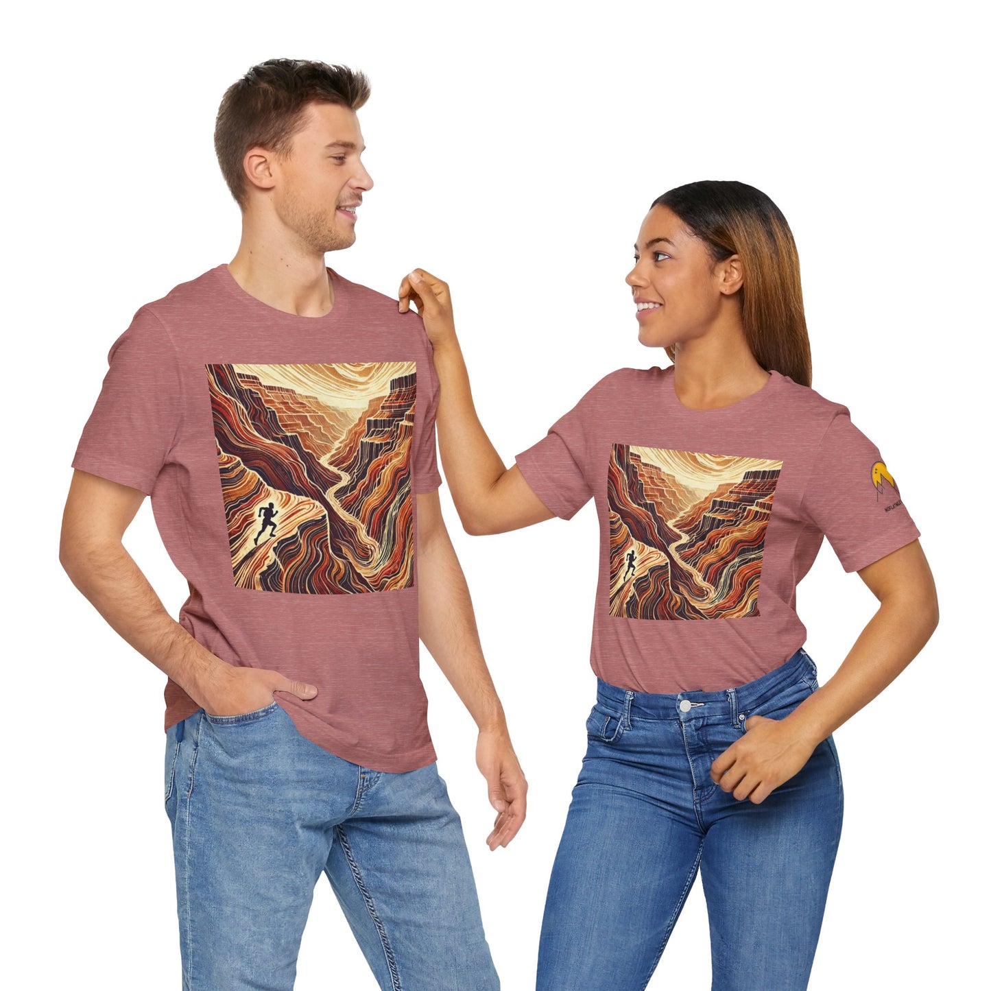 NOFLATMILES “Canyon Flow” Tee – Bella+Canvas 3001