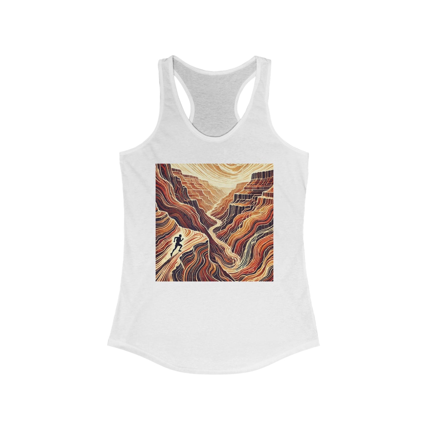 NOFLATMILES “Canyon Flow” Women’s Racerback Tank