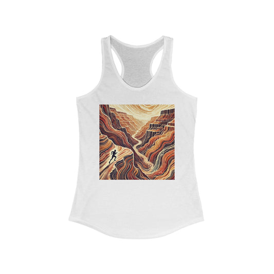 NOFLATMILES “Canyon Flow” Women’s Racerback Tank