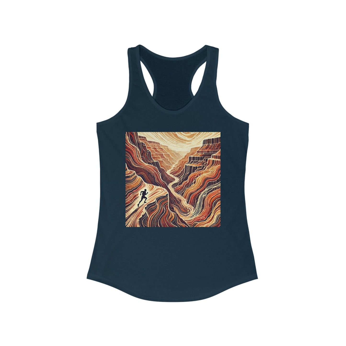 NOFLATMILES “Canyon Flow” Women’s Racerback Tank