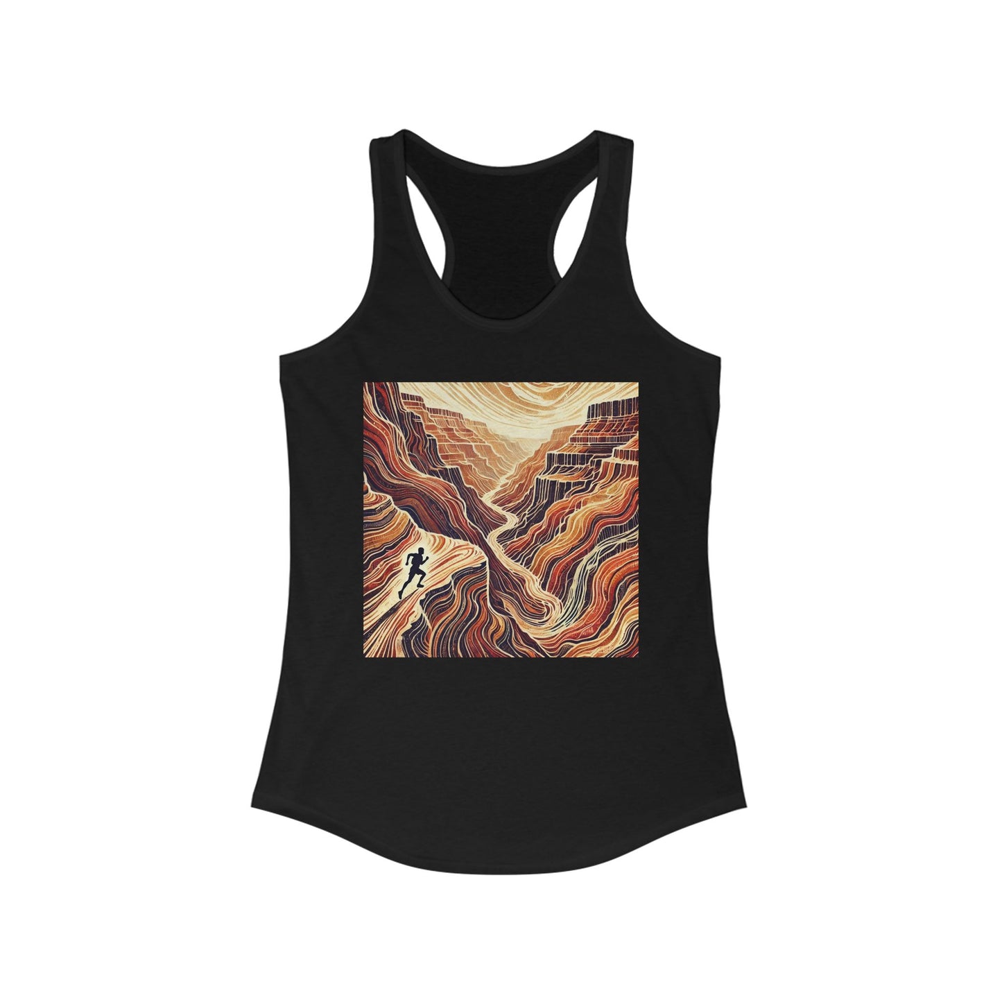 NOFLATMILES “Canyon Flow” Women’s Racerback Tank