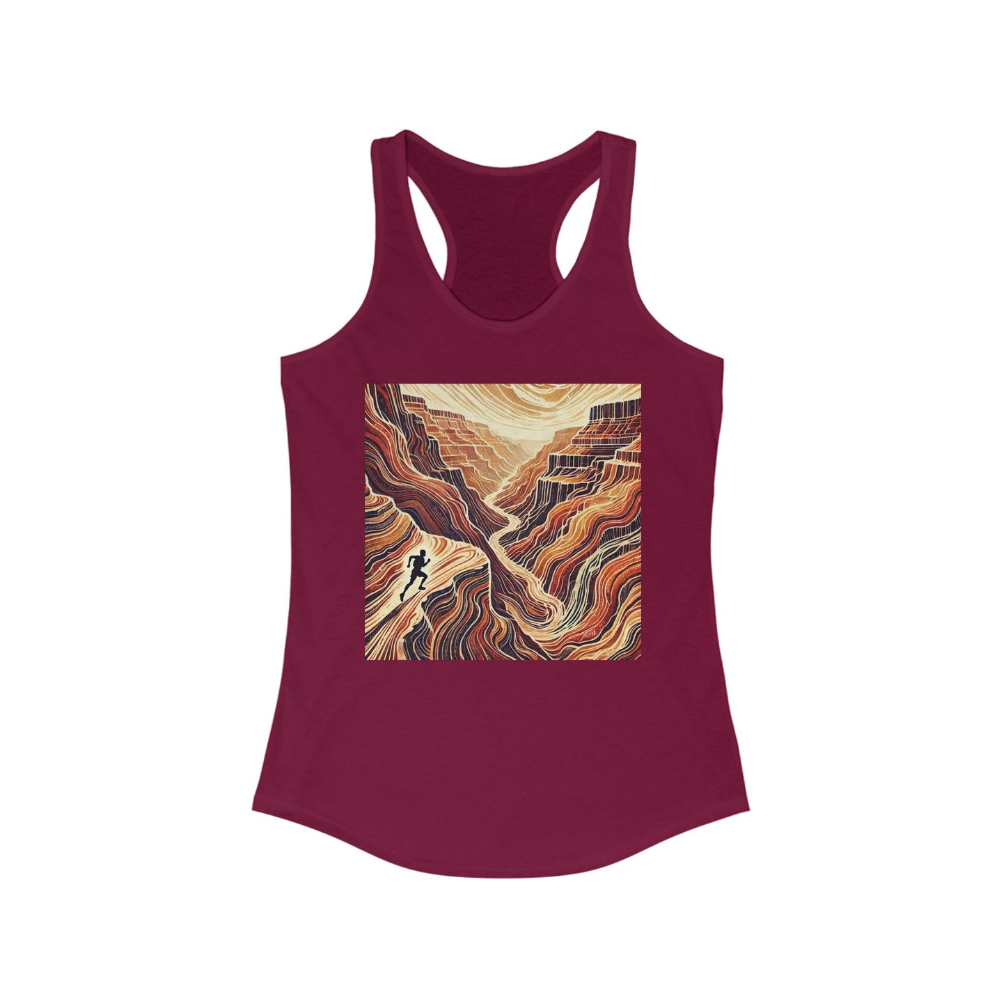 NOFLATMILES “Canyon Flow” Women’s Racerback Tank